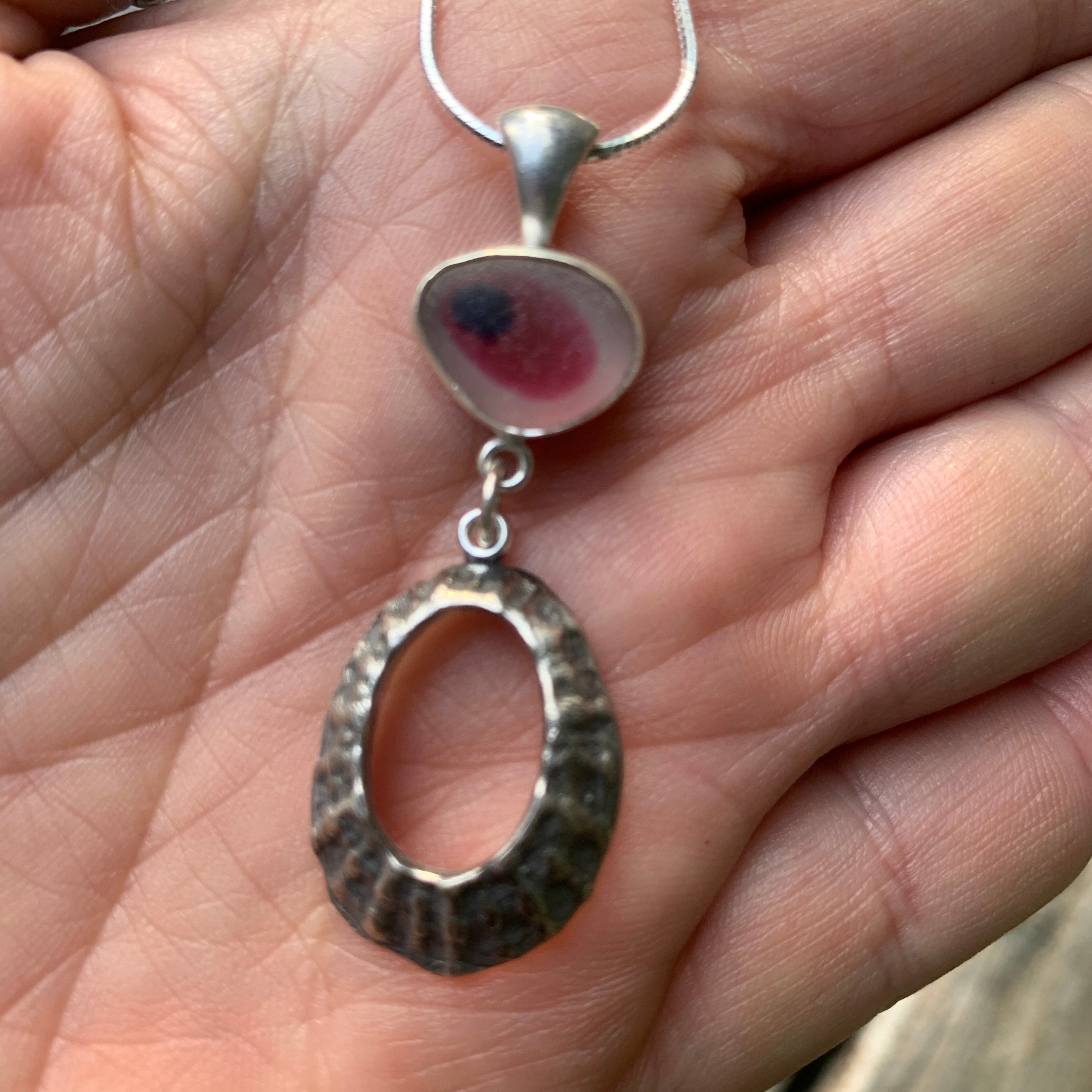 Pink Limpet Pendant