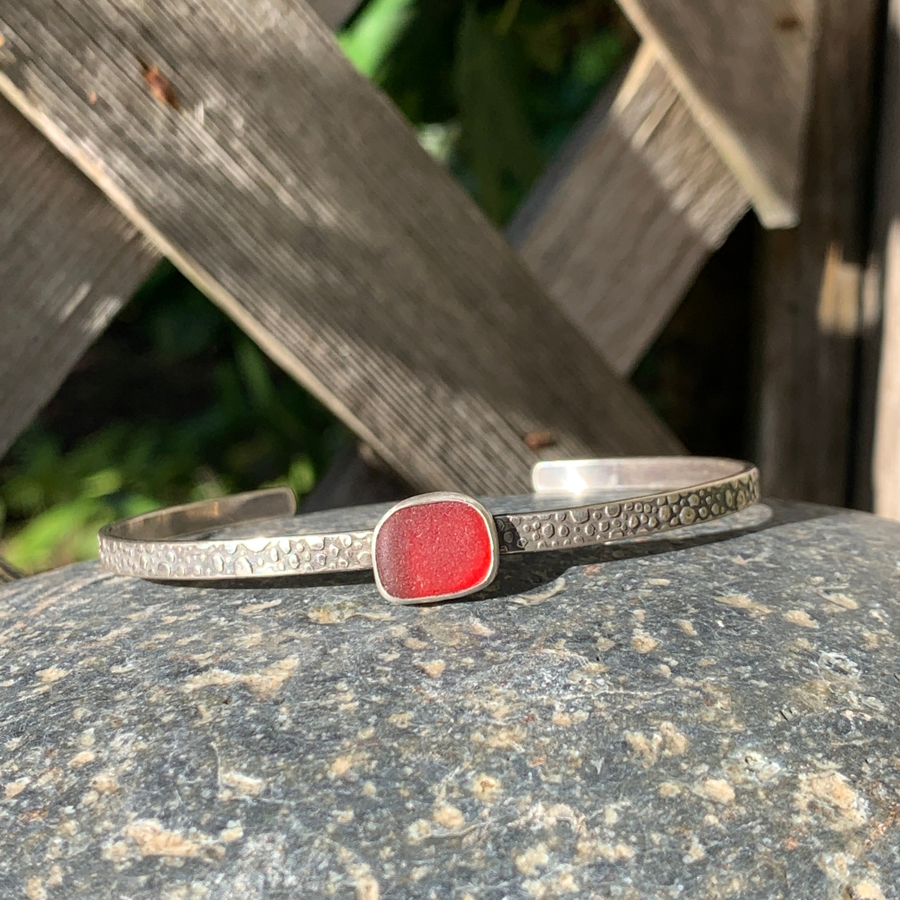 Red Square Mini Cuff