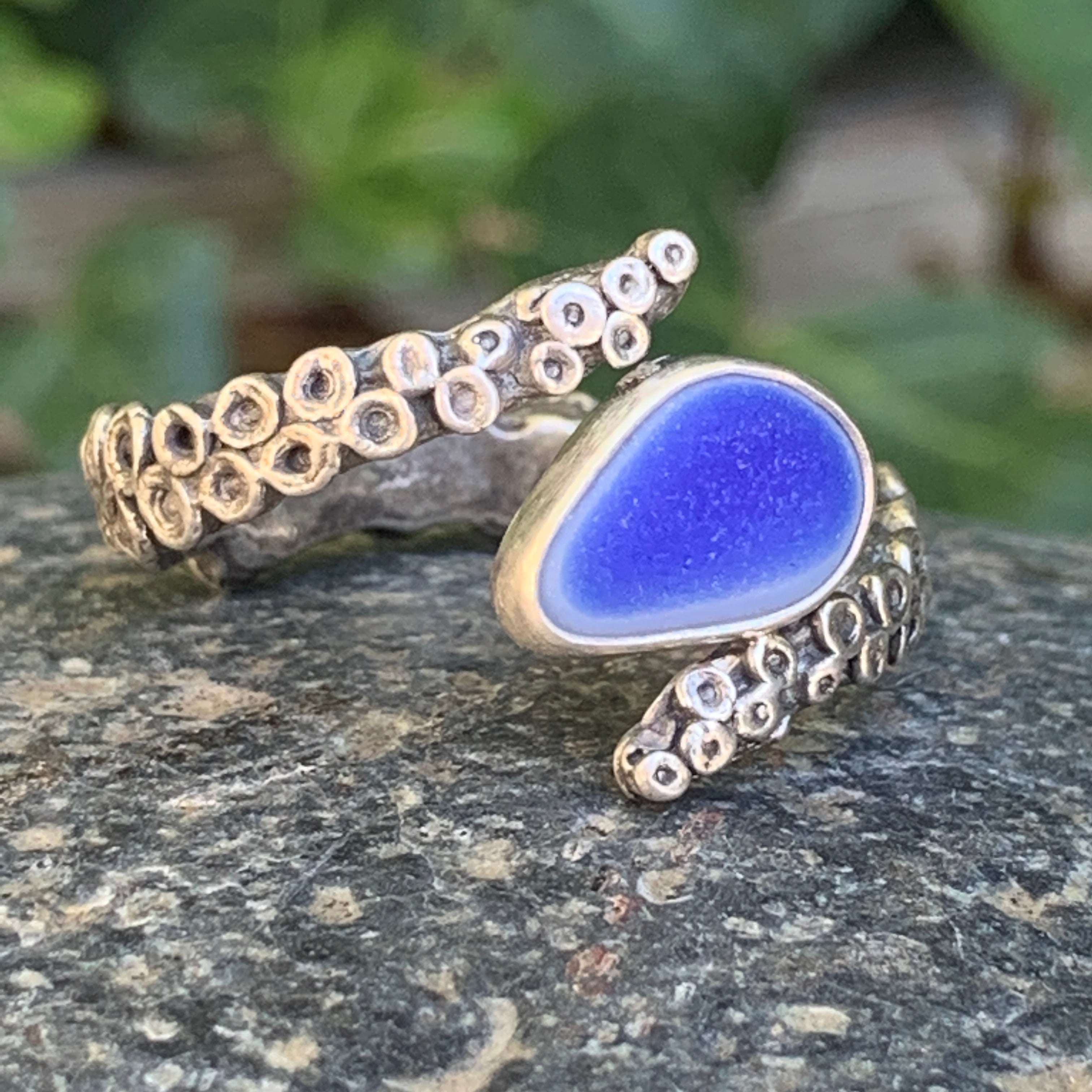 Blue Drop Davenport Tentacle Ring size 11