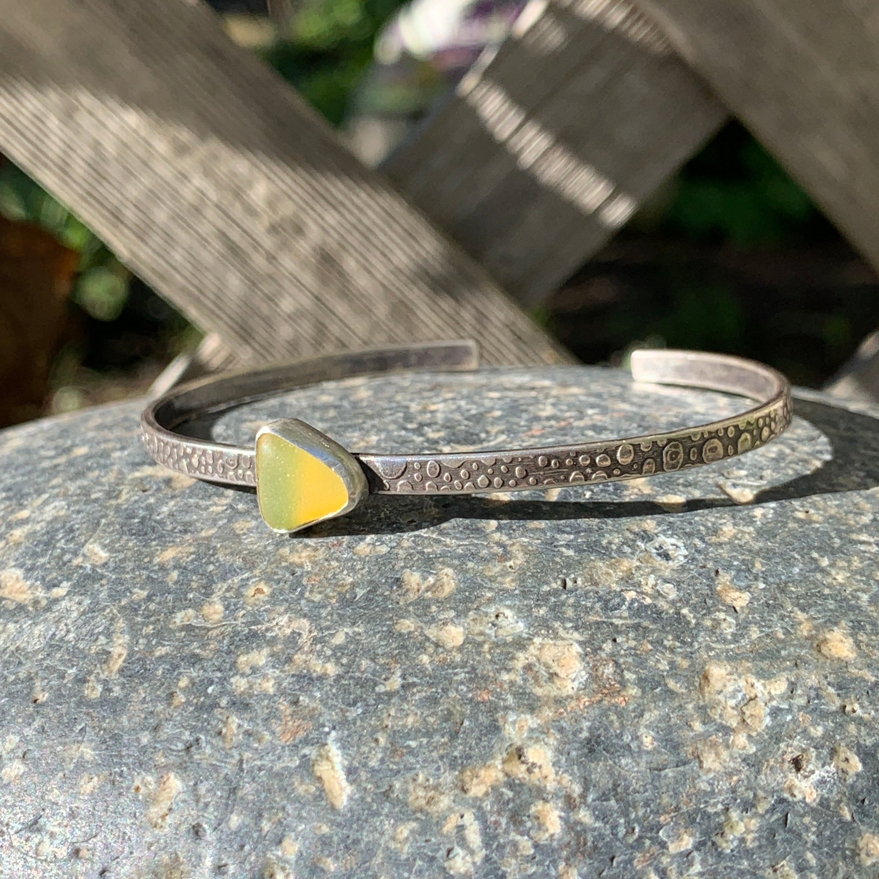 Yellow Triangle Mini Cuff