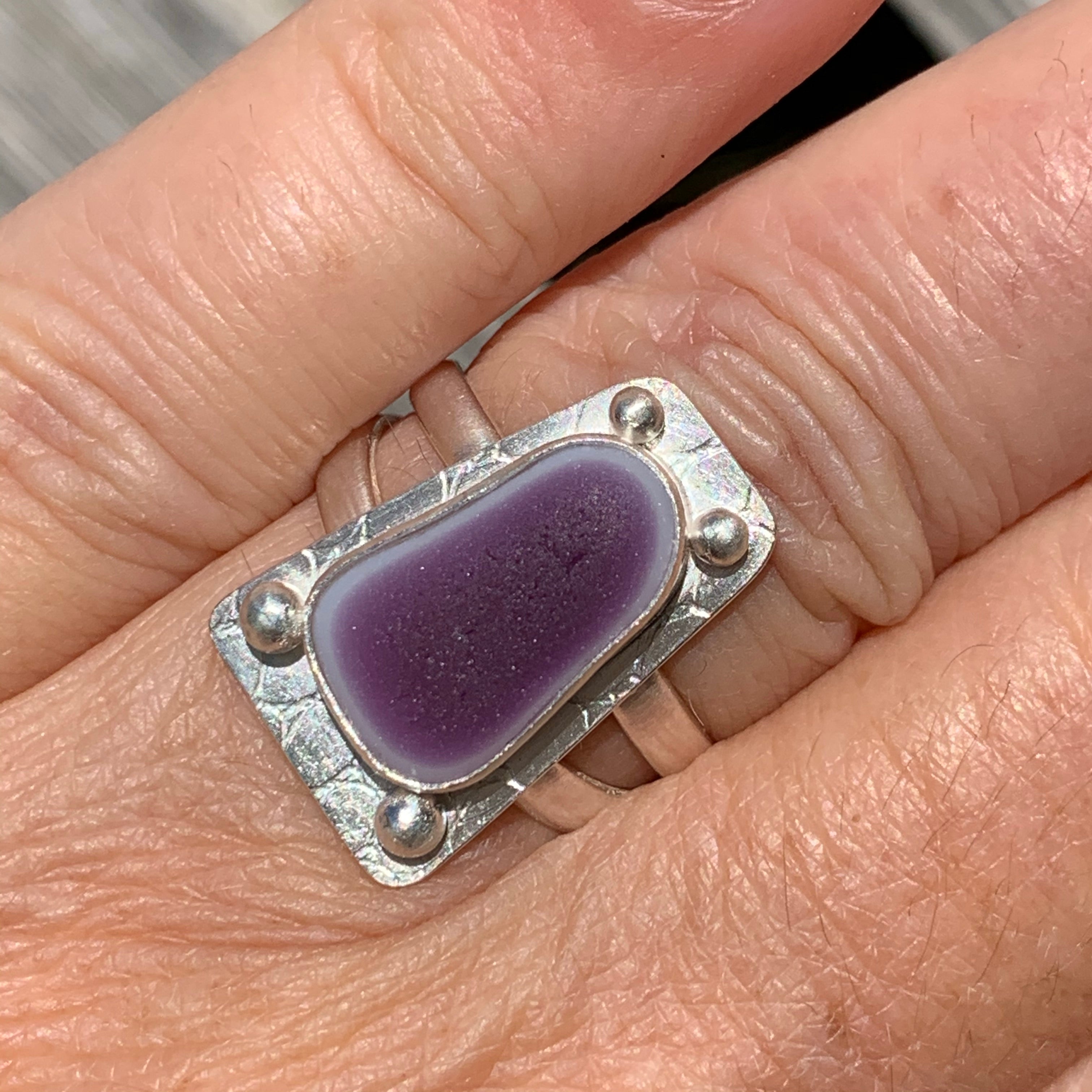 Purple Iris Ring